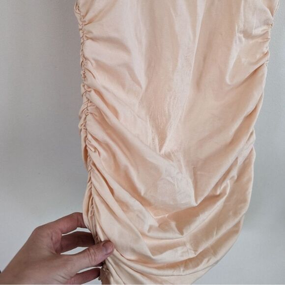 Sundance blush peach pink ruched tank top S Small - Picture 8 of 8